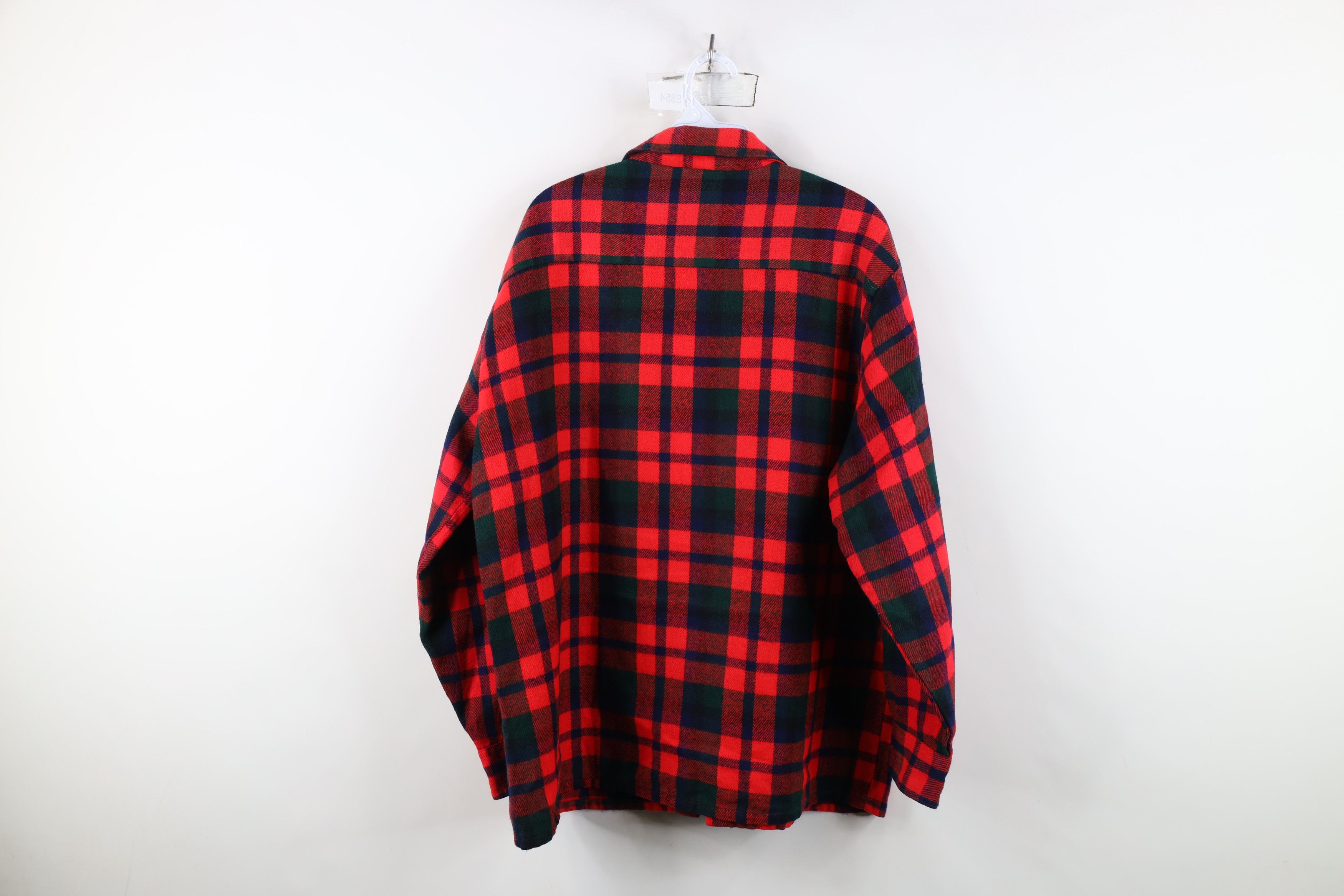 Vintage Vintage 70s Streetwear Collared Board Button Shirt Plaid Size US XL / EU 56 / 4 - 11 Thumbnail