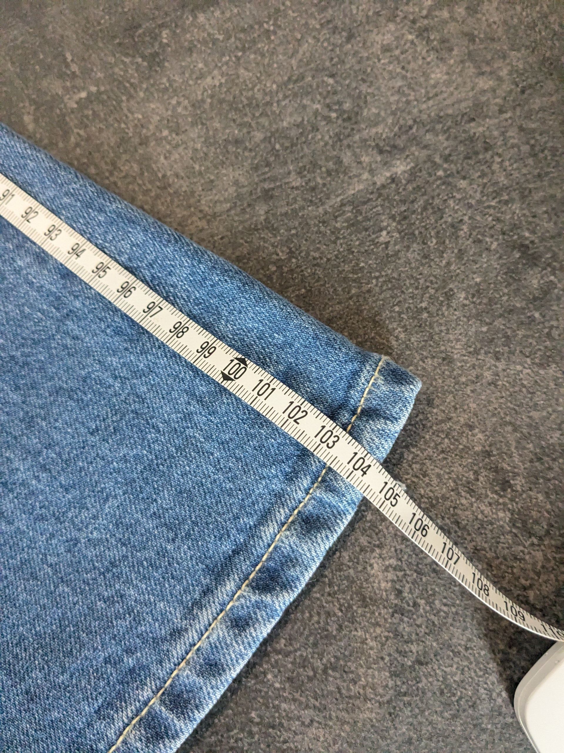 Tommy Hilfiger × Tommy Jeans Tommy Jeans 31/32 Wide Flared Blue Jeans Baggy Denim Size 31" - 8 Thumbnail