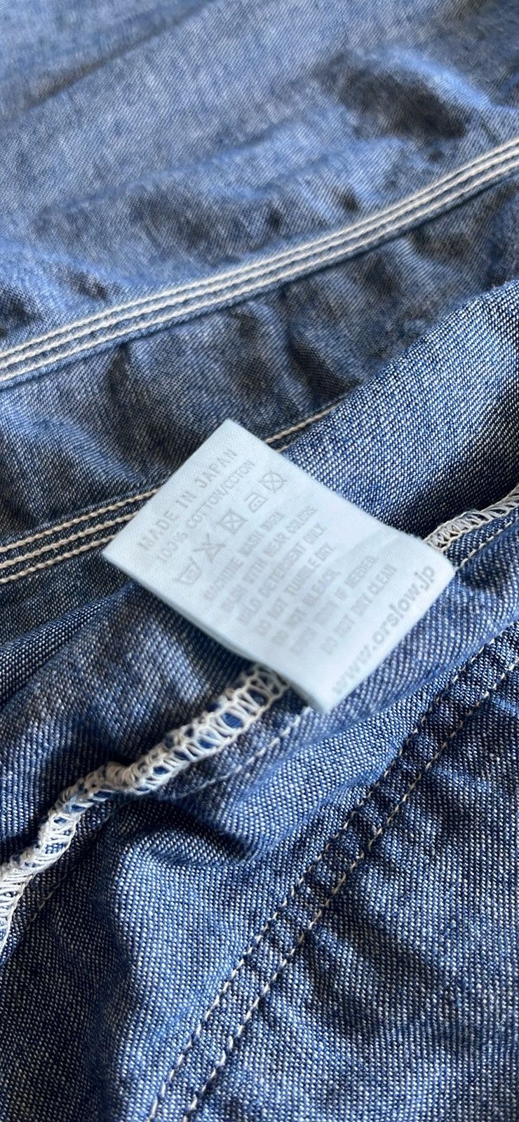 Beams Plus × Orslow Denim Cuban Shirt Size US S / EU 44-46 / 1 - 8 Thumbnail