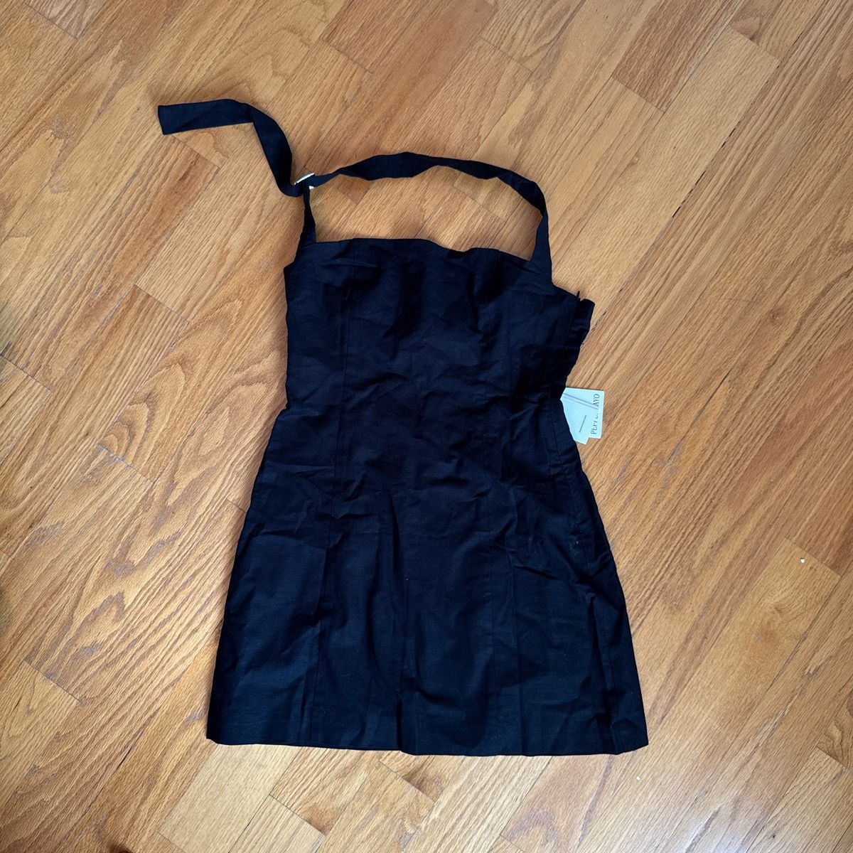 Other Peppermayo Julianna Linen Mini Dress - Black Size M / US 6-8 / IT 42-44 - 1 Thumbnail