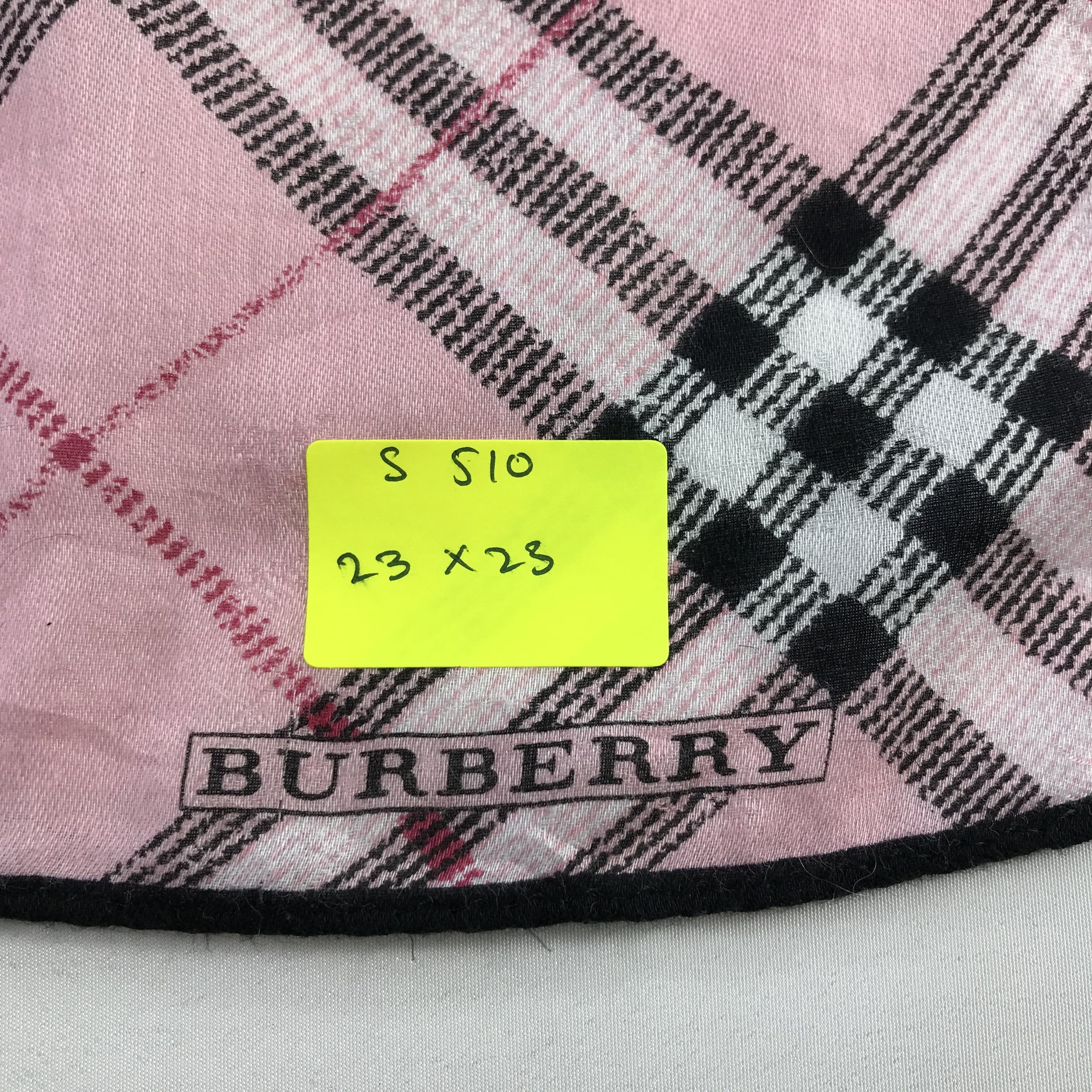Burberry × Vintage Burberry Bandana / Handkerchief / Neckerchief - S510 Size ONE SIZE - 5 Thumbnail