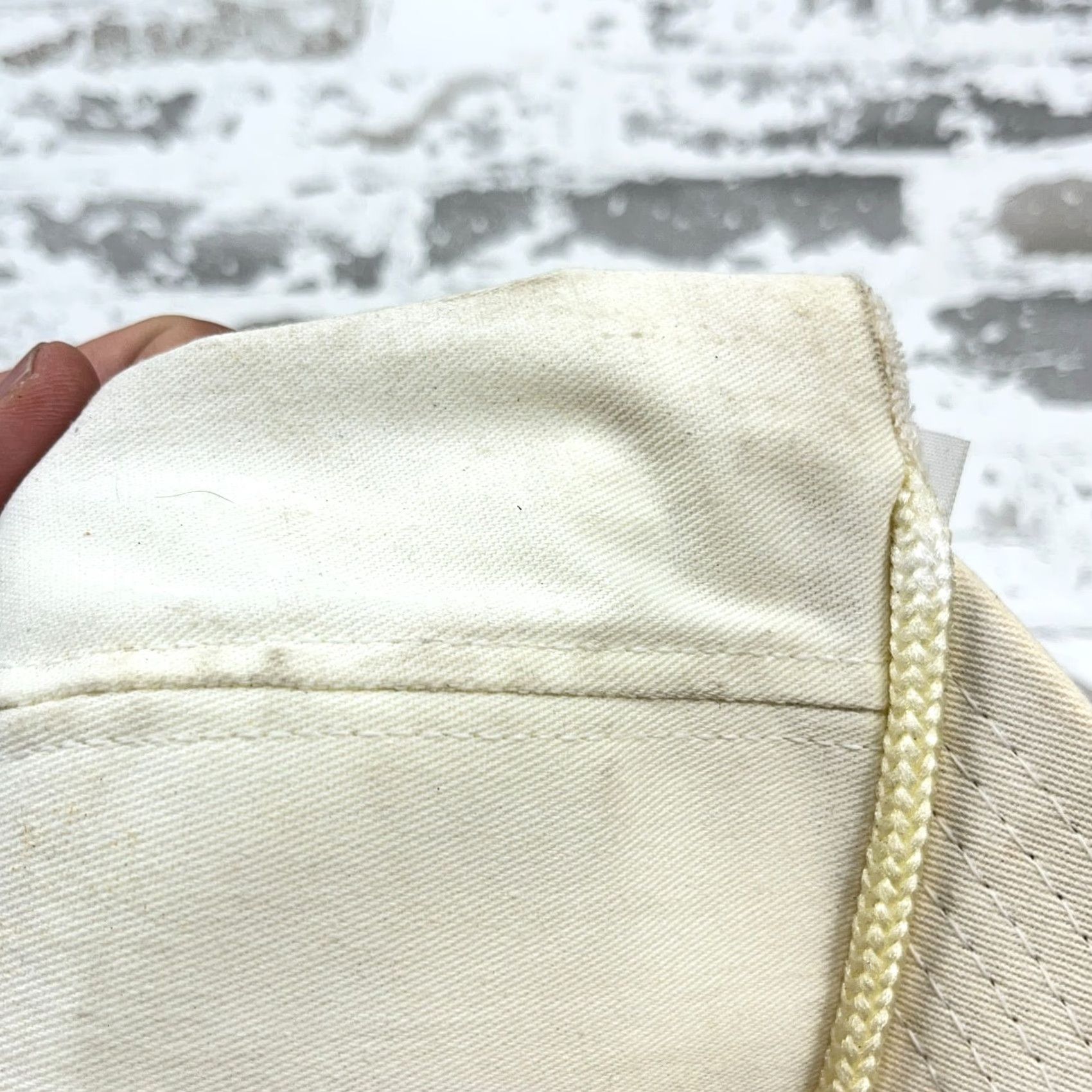 Coal VINTAGE Joy Global Trucker Hat Cap Strap Back Rope Coal Mine Mining 80s Golf Hat adjustable White Mens Trucker Advertising 80s USA Retro Size ONE SIZE - 5 Thumbnail
