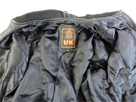 Other Vintage Leather Bomber Jacket (Moiz UK) - Size M Size US M / EU 48-50 / 2 - 4 Thumbnail