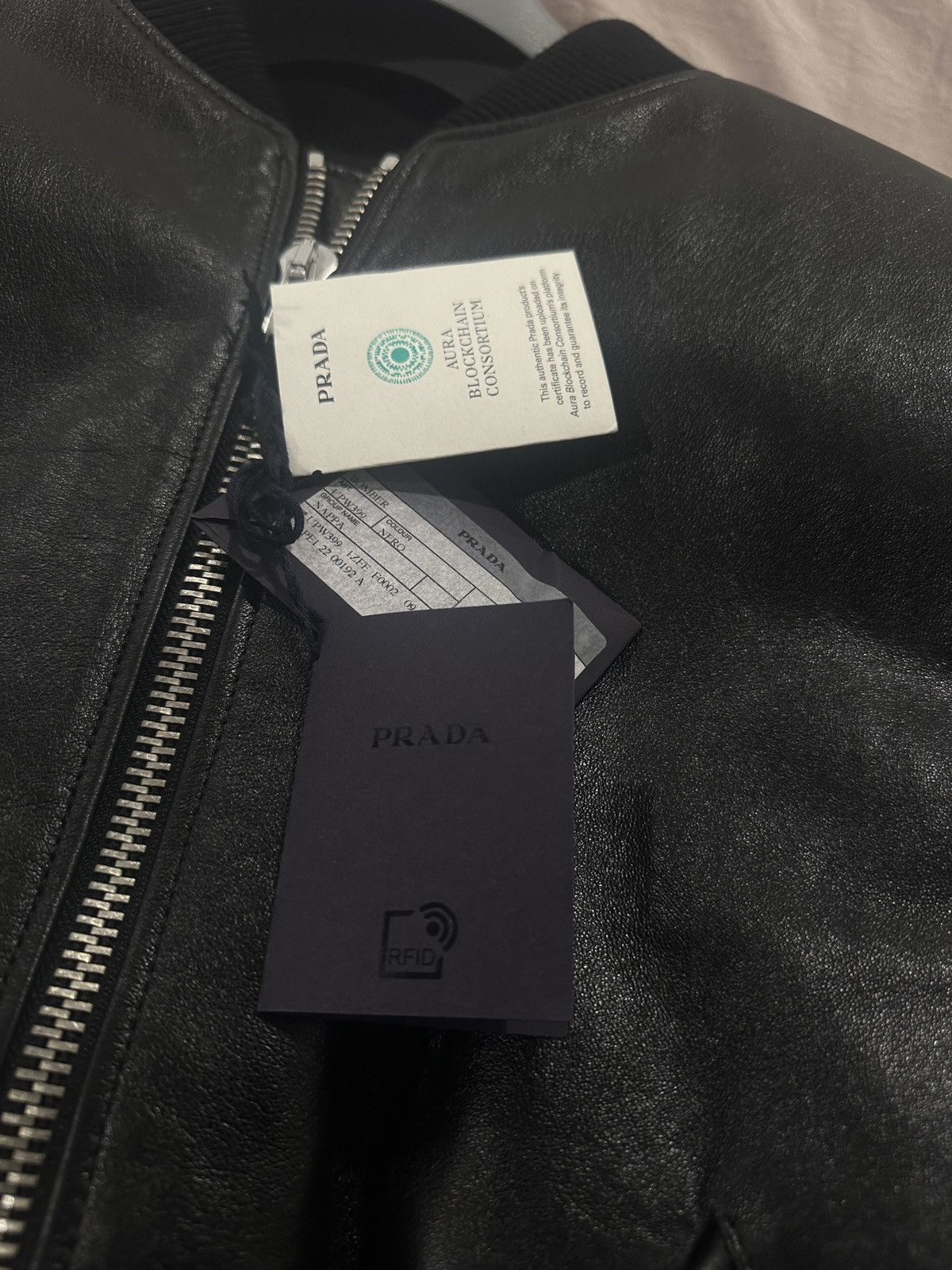 Prada Prada x Raf Simons Nappa Leather Bomber Jacket Size US L / EU 52-54 / 3 - 6 Thumbnail