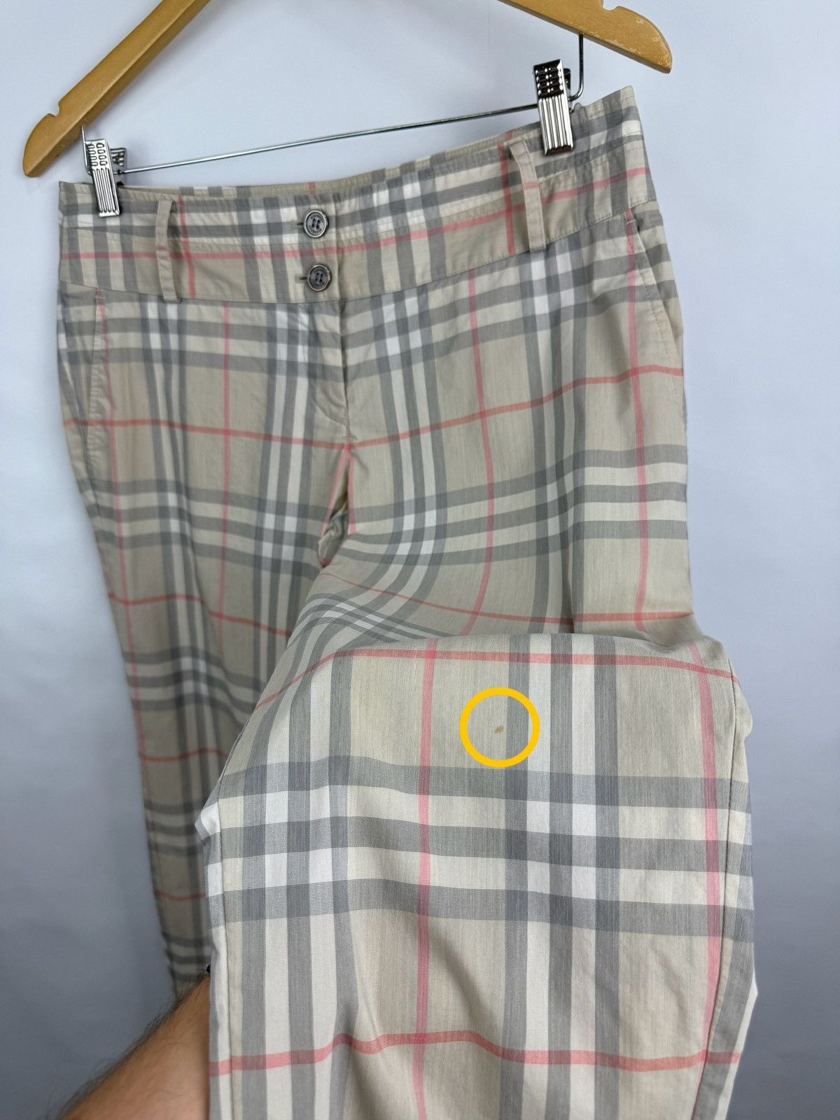 Burberry 🇬🇧 Vintage Barberry Brit Nova Check Women Pants Rare Retro Size 30" / US 8 / IT 44 - 11 Thumbnail