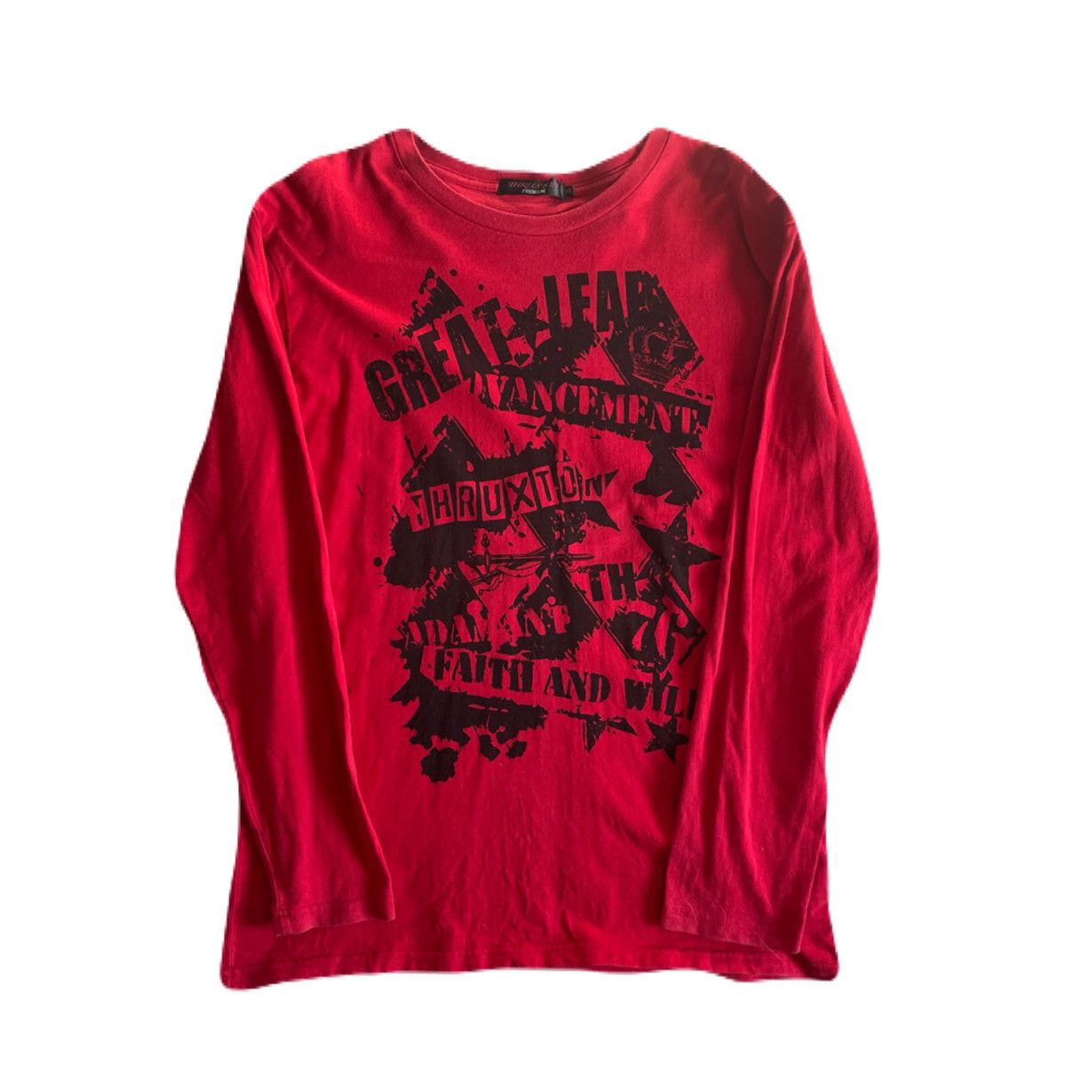 If Six Was Nine 2000s Japanese archive Punk Poem Long Sleeve Tee Y2K Size US L / EU 52-54 / 3 - 2 Thumbnail