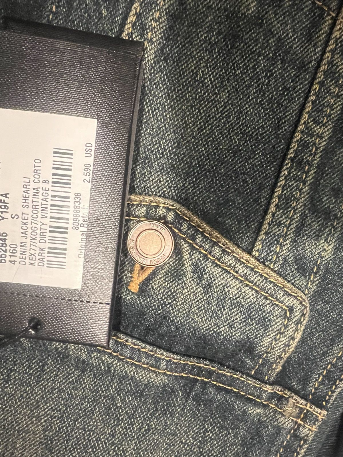 Saint Laurent Paris Saint Laurent men’s denim shearling jacket. S. $2500 Size US S / EU 44-46 / 1 - 4 Thumbnail