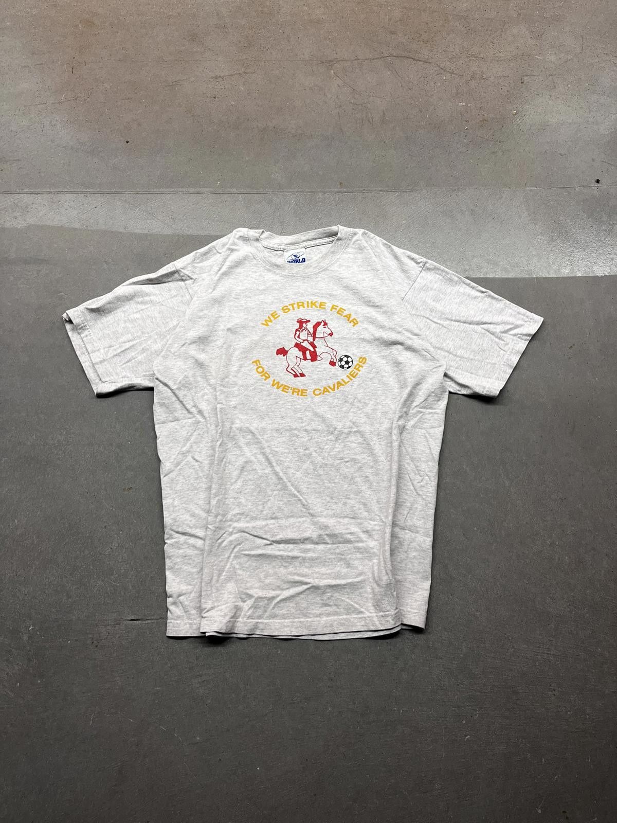 Other Vintage 90s Cavaliers Soccer "Strike Fear" Humor Tshirt XL Size US XL / EU 56 / 4 - 2 Thumbnail