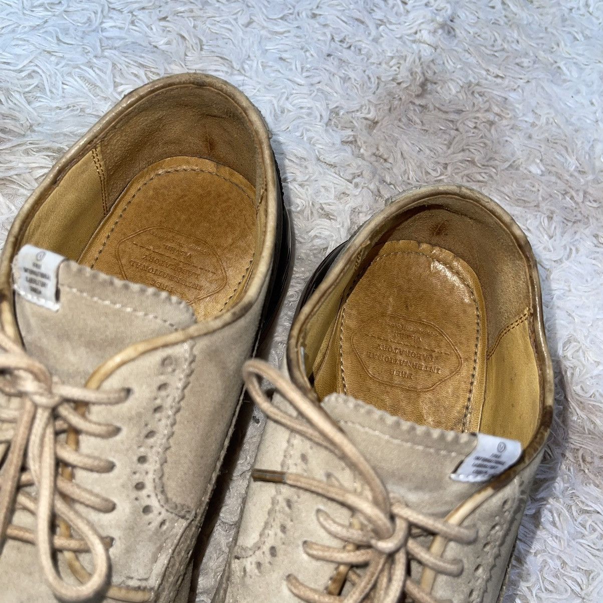 Visvim VISVIM PATRICIAN WT FOLK WINGTIP SUEDE SHOES Size US 10.5 / EU 43-44 - 11 Thumbnail