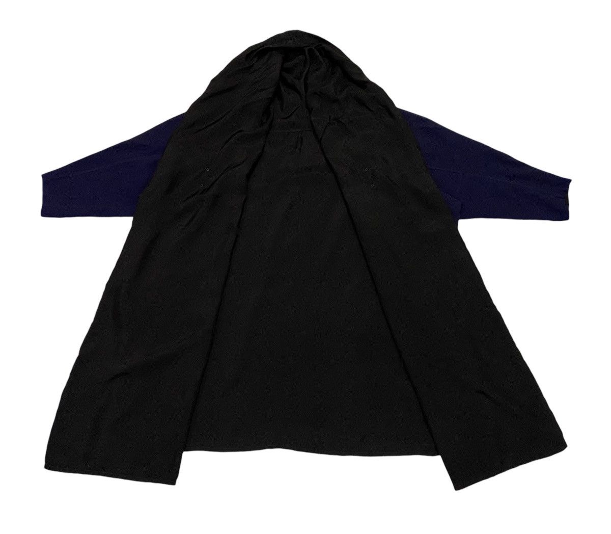 Y's × Yohji Yamamoto Y’s Yohji Yamamoto Navy Blue Cardigan Hoodie Size M / US 6-8 / IT 42-44 - 19 Thumbnail