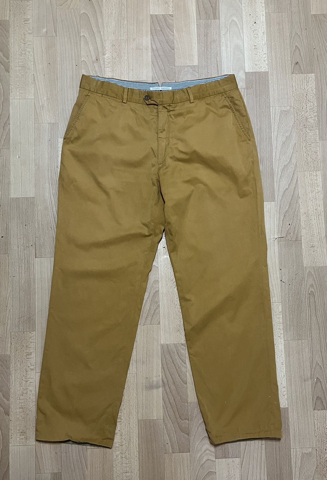 Luciano Barbera Luciano Barbera Cashmere Cotton Loose Fit Chino Pants Size US 36 / EU 52 - 1 Thumbnail