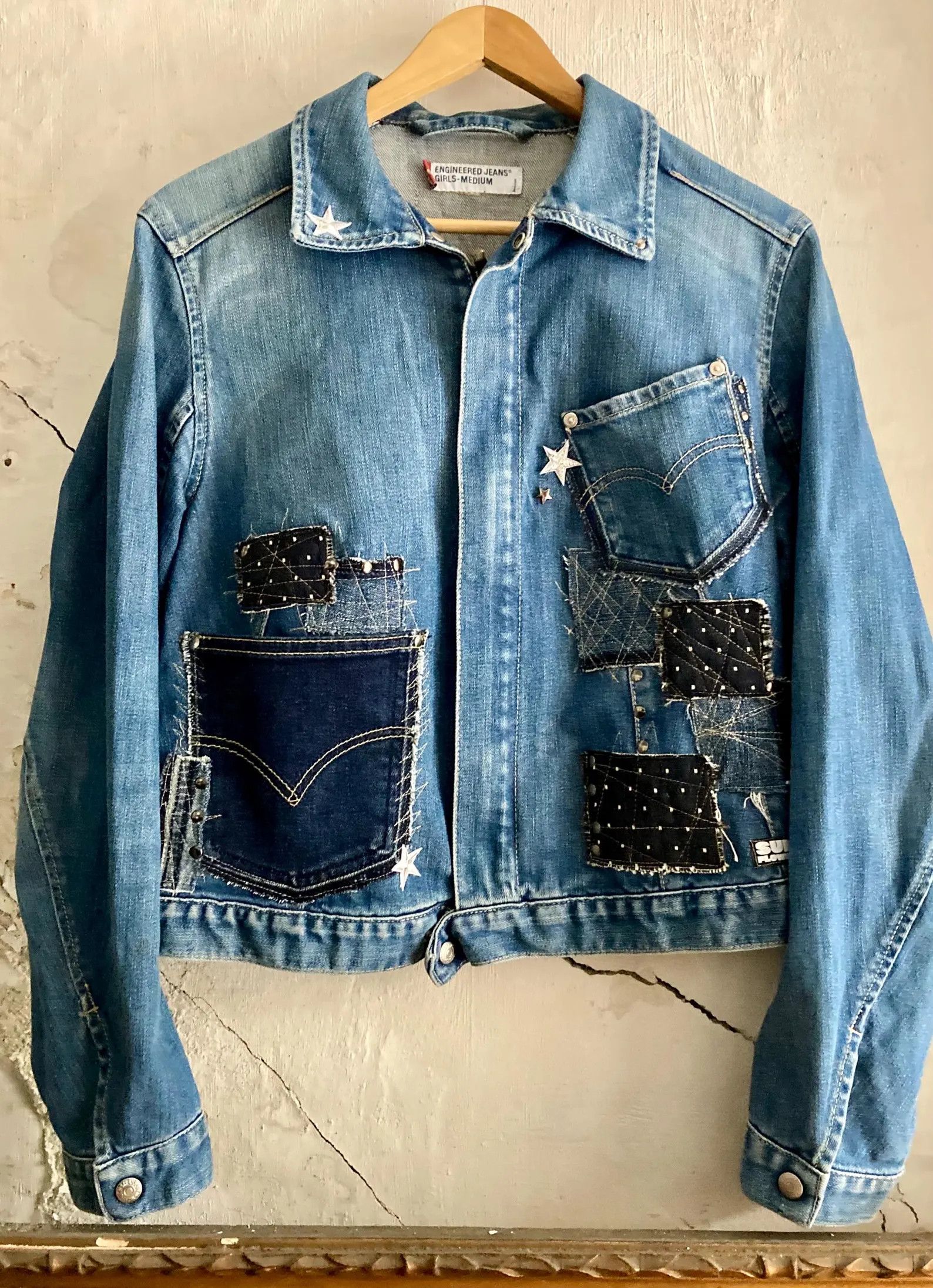 Levi's Made & Crafted Upcycled Levis jacket by Sundlowerdesign Size M / US 6-8 / IT 42-44 - 1 Thumbnail