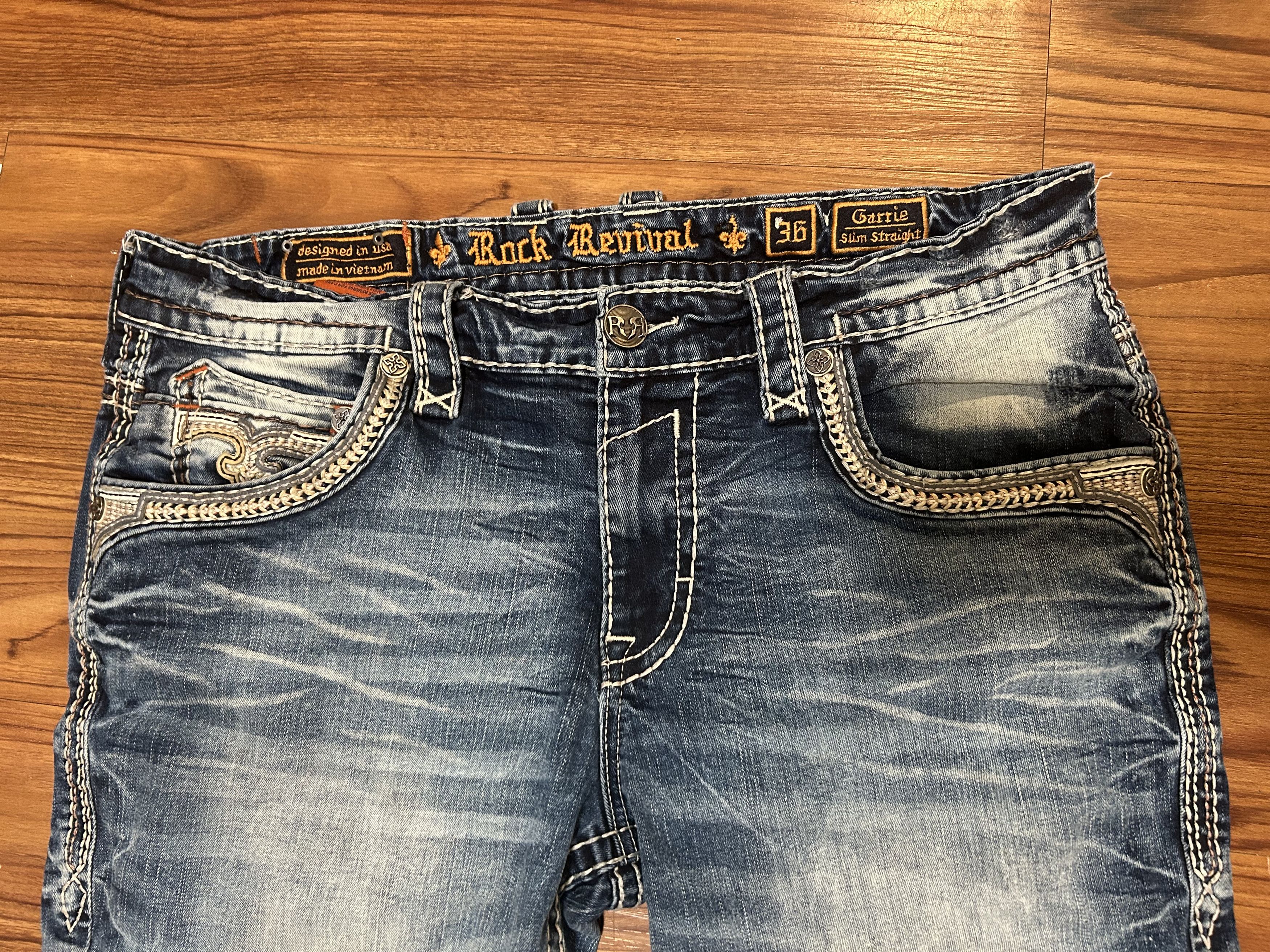 Rock Revival Garrie Slim Straight 36x30 Size US 36 / EU 52 - 4 Thumbnail