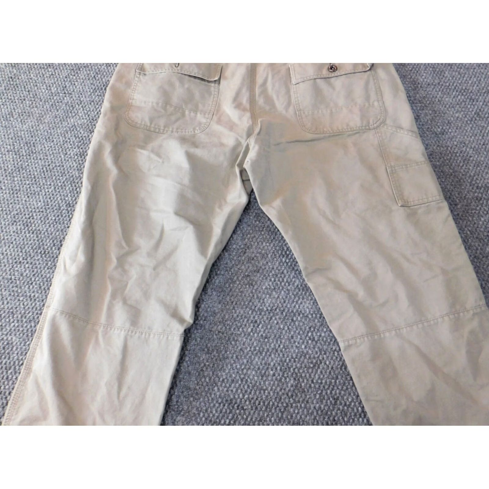 Sean John Sean John Mens Pants 38x30 Beige Straight Chino Regular Inseam 30 Comfort Stretch Logo Knit Front Flat Front Casual Workwear Modern Vintage No Size US 36 / EU 52 - 7 Thumbnail