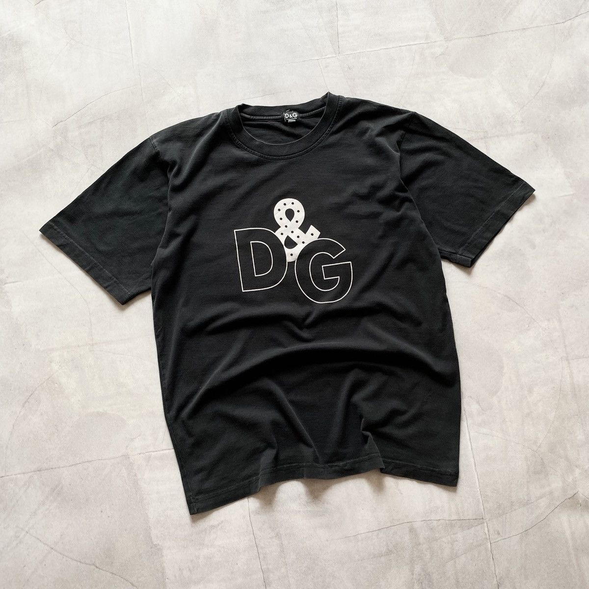 Diesel × If Six Was Nine × Japanese Brand Punk Dolce Gabbana Style Big Logo DG Faded T-shirt Tee Size US L / EU 52-54 / 3 - 1 Thumbnail