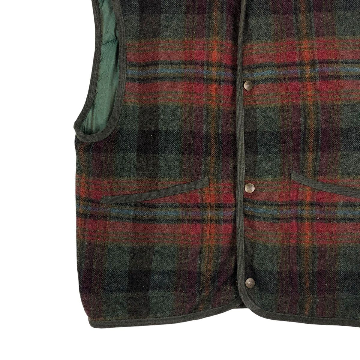 Japanese Brand 🔥VINTAGE WOOL VEST CHECK TARTAN DESIGN HENRY COTTON ITALY Size US M / EU 48-50 / 2 - 4 Thumbnail
