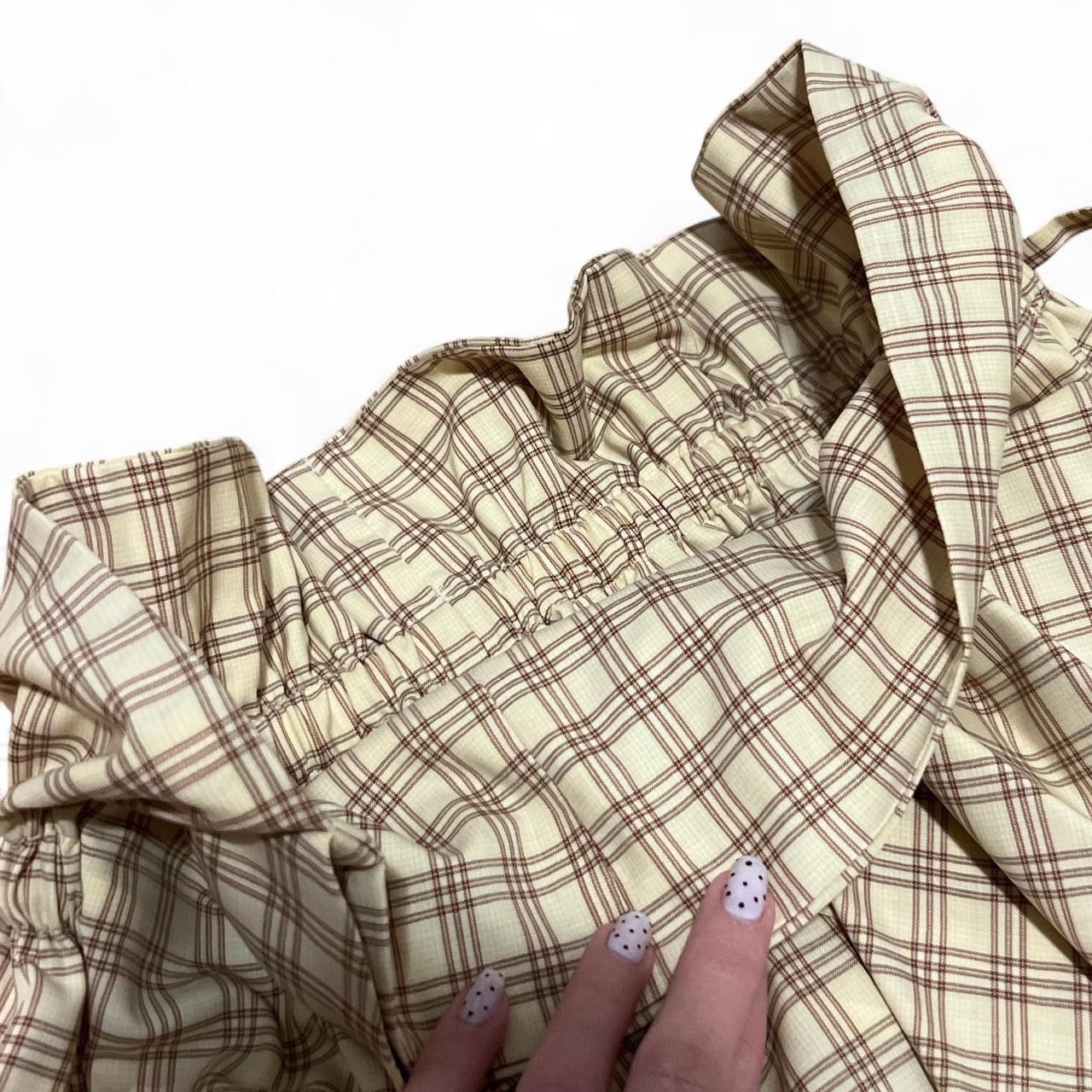 Comme des Garcons rare mame kurogouchi long yellow plaid skirt Size 25" / US 0 / IT 36 - 4 Thumbnail