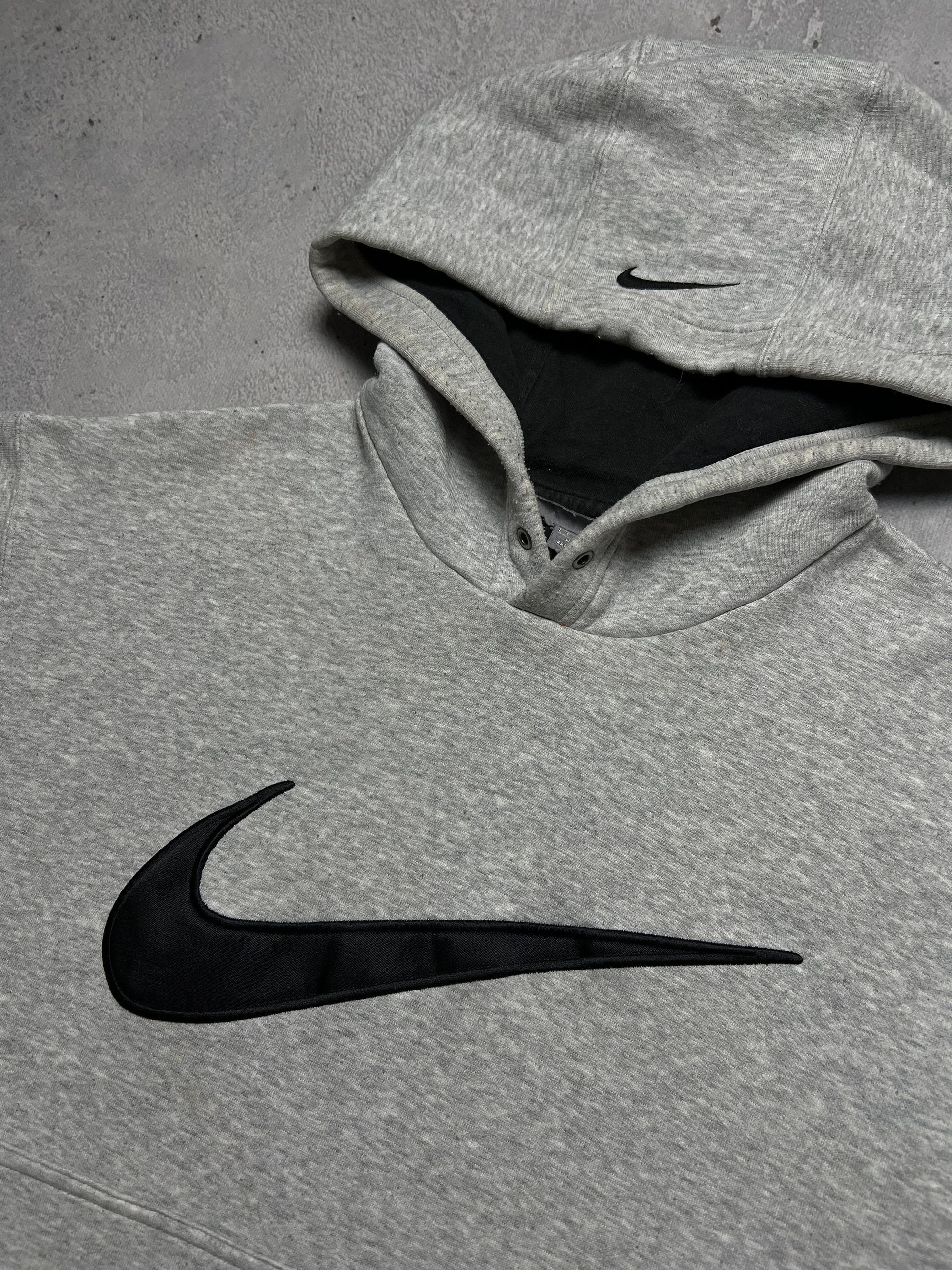 Nike Nike boxy fit vintage hoodie center swoosh logo spellout y2k Size US S / EU 44-46 / 1 - 5 Thumbnail