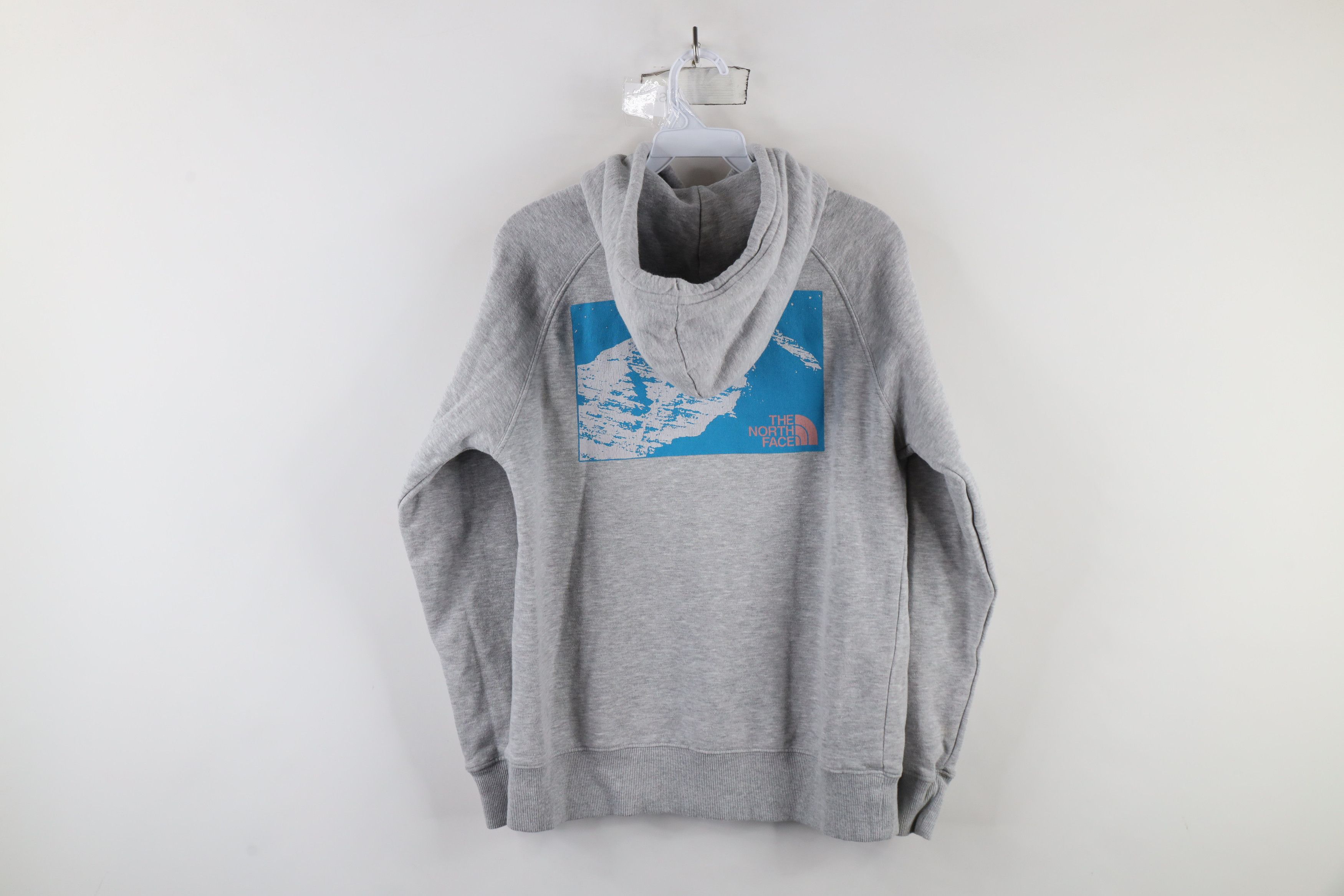 The North Face × Vintage Vintage The North Face Script Hoodie Sweatshirt Gray Size S / US 4 / IT 40 - 9 Thumbnail