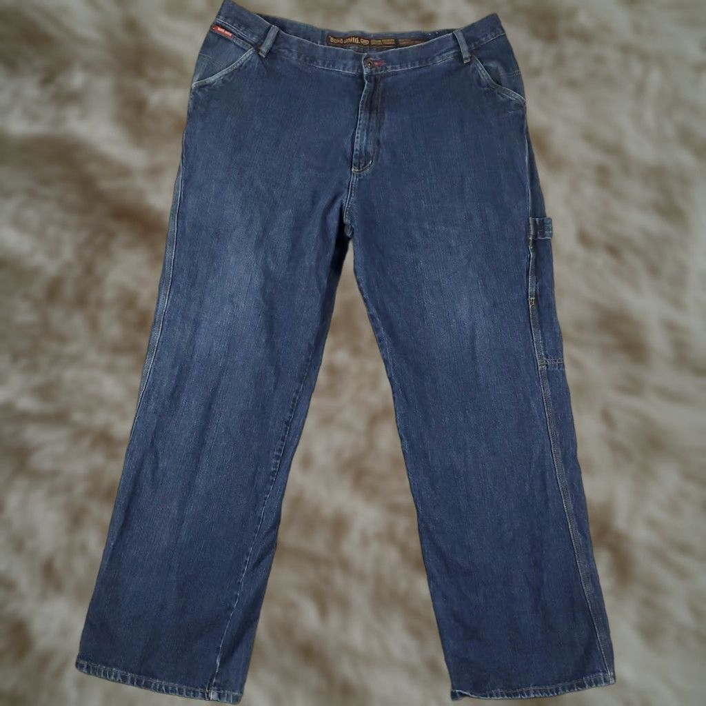 Ecko Unltd. VINTAGE Ecko Unltd. Jeans Men Big & Tall 42 Blue Denim Relaxed Fit Carpenter Pants Size US 42 / EU 58 - 1 Thumbnail