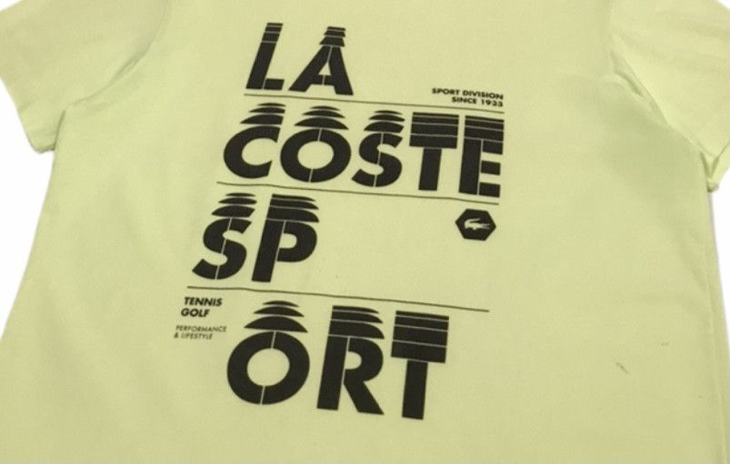 Lacoste Lacoste Sport T-Shirt Crewneck Size M Green Size US M / EU 48-50 / 2 - 3 Thumbnail