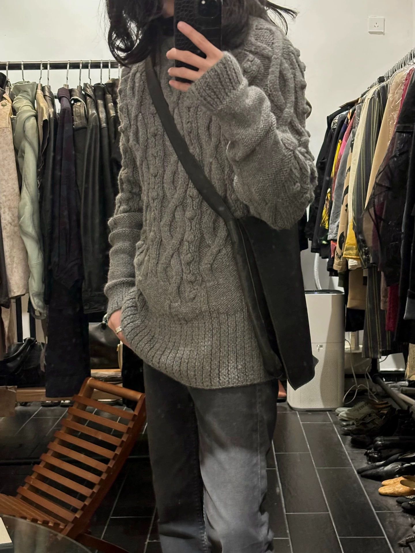 Jean Paul Gaultier Jean Paul Gaultier Alpaca Sweater Gray 48 Size US M / EU 48-50 / 2 - 1 Thumbnail