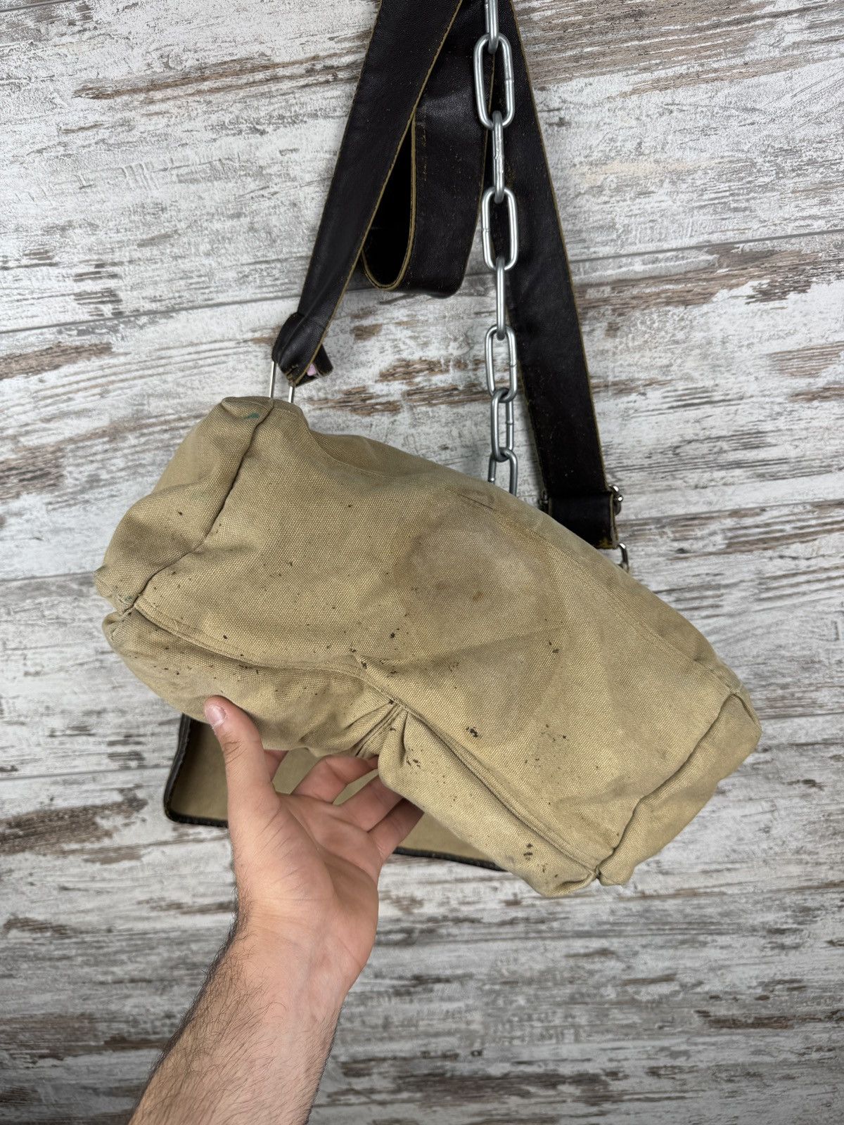 Vintage Mens Vintage The Beatles Leather archive 2005 bag rare rock Size ONE SIZE - 11 Thumbnail