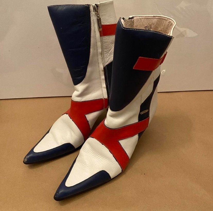 Prada 25x Motorcycle Kitten Heel Boots Size US 9 / IT 39 - 1 Thumbnail