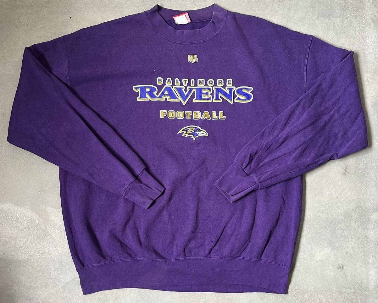 NFL VINTAGE NFL BALTIMORE RAVENS FOOTBALL SWEATSHIRT Size US XXL / EU 58 / 5 - 1 Thumbnail