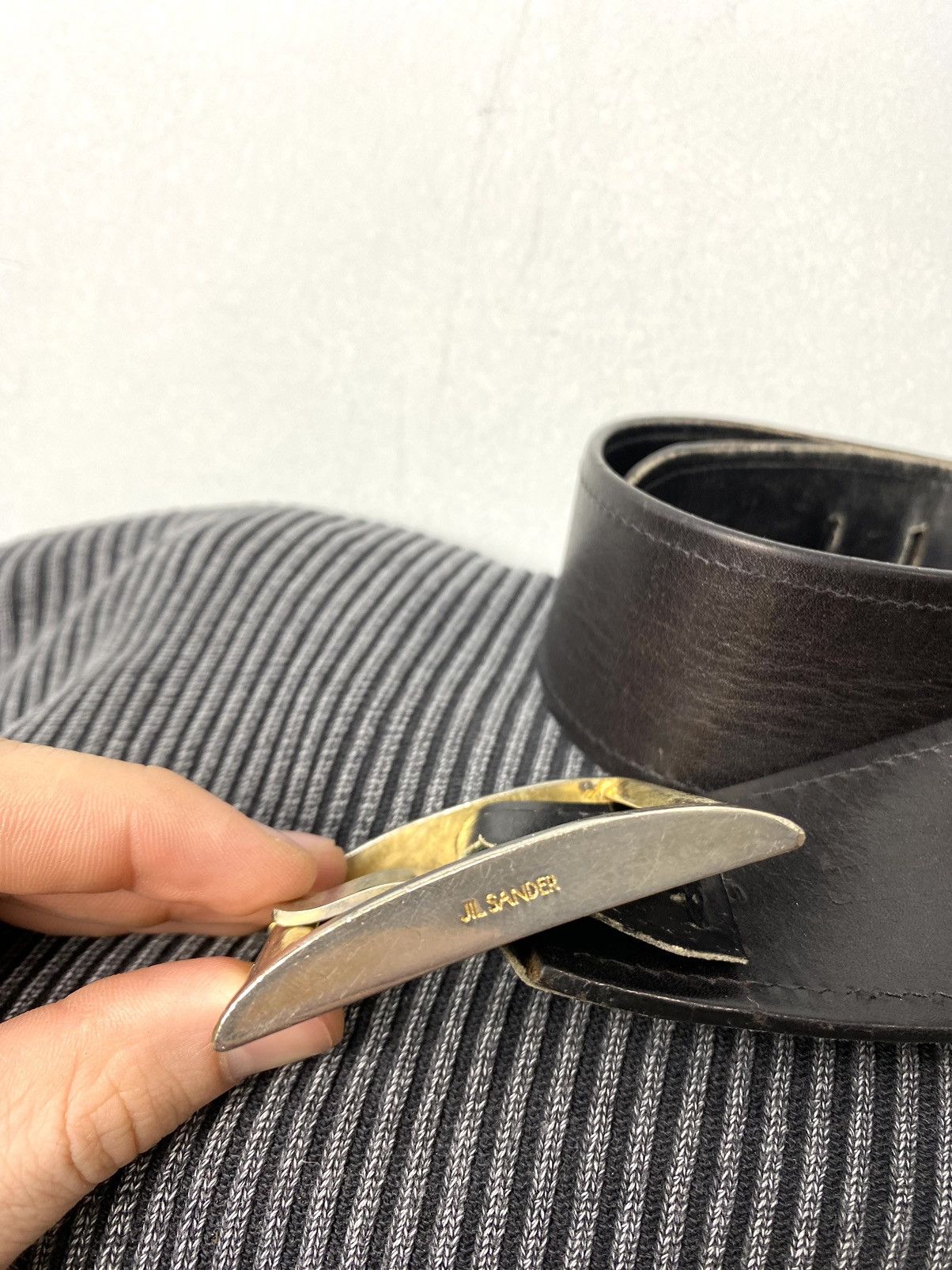 Jil Sander Vintage Jil Sander Leather Belt Luxury Archive Size ONE SIZE - 4 Thumbnail