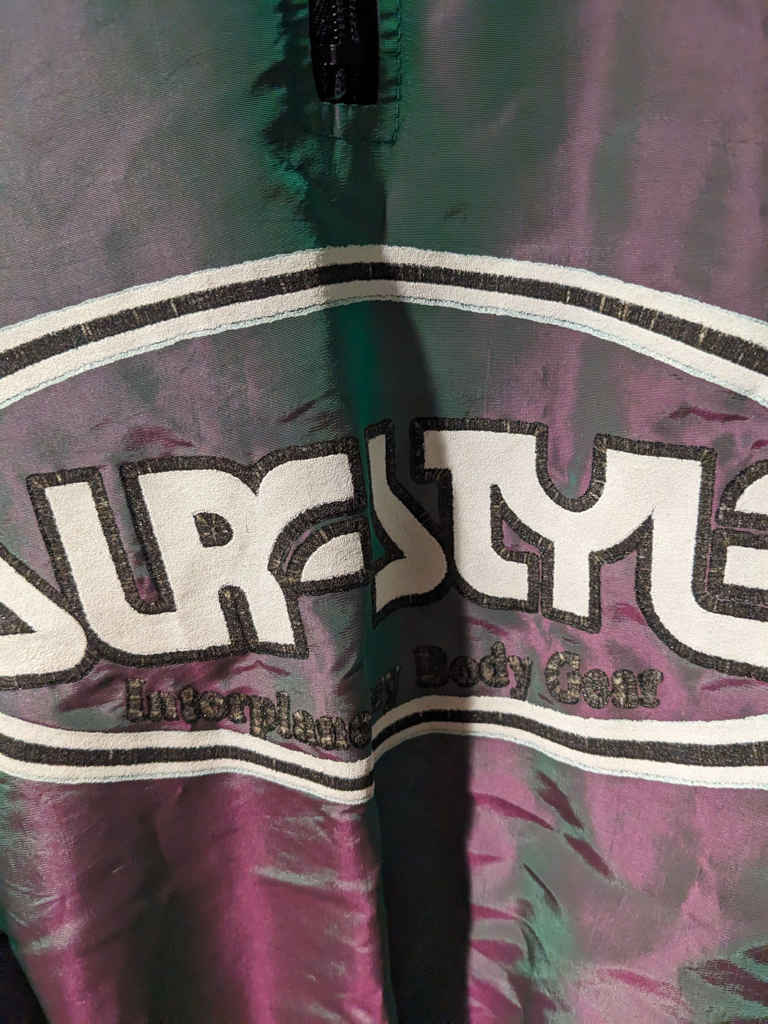 Vintage Vintage 90s Surf Style Reflective Light Weight Windbreaker Size US XL / EU 56 / 4 - 2 Thumbnail