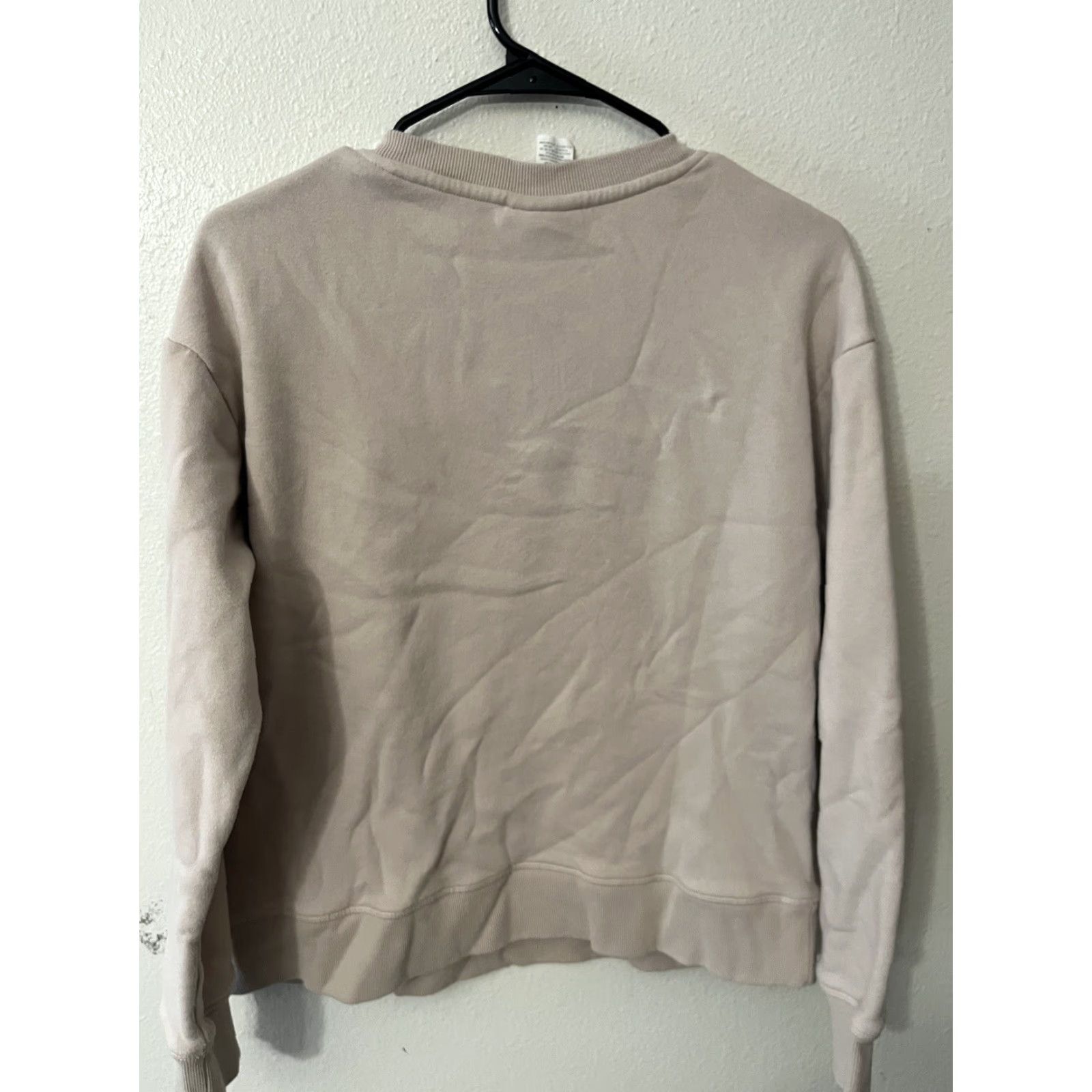 Reebok Reebok Sweatshirt Logo Crew Neck Long Sleeve Pink Women M Regular Cotton Blend Casual Sports Size M / US 6-8 / IT 42-44 - 3 Thumbnail