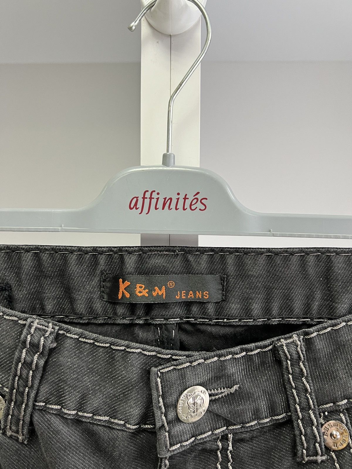Japanese Brand × Vintage Vintage Kosmolupo Y2K Japanese Style Archival Black Pants Size US 30 / EU 46 - 10 Thumbnail