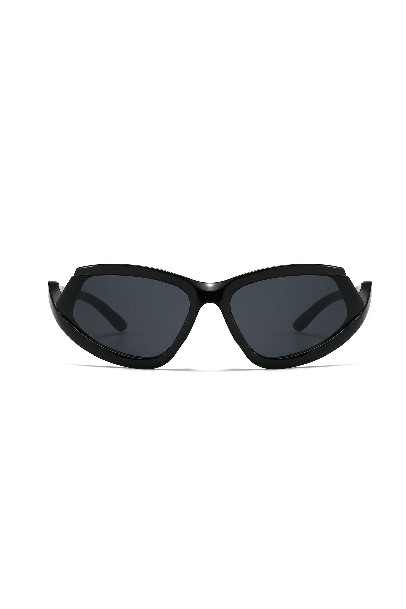 Other Y2k Avant Garde Futuristic Black Sunglasses Unisex OS Size ONE SIZE - 2 Thumbnail
