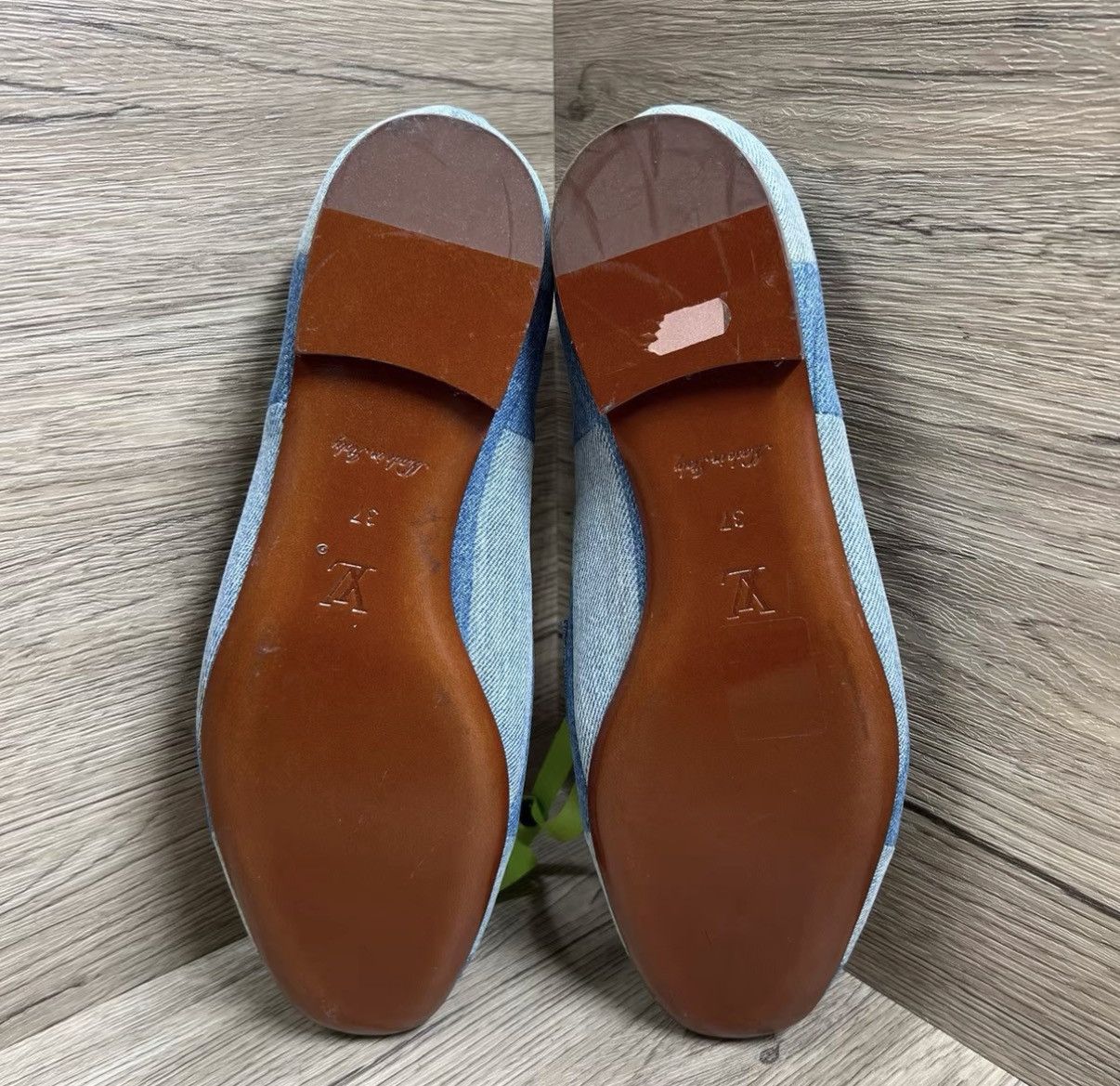 Louis Vuitton Louis Vuitton Upper Case Denim Damier Chain Loafers J41 Size US 6 / IT 36 - 5 Thumbnail