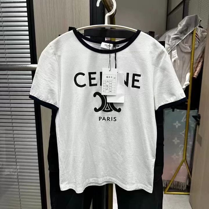 Celine Celine Triomphe Short Sleeve XS Size XS / US 0-2 / IT 36-38 - 1 Thumbnail