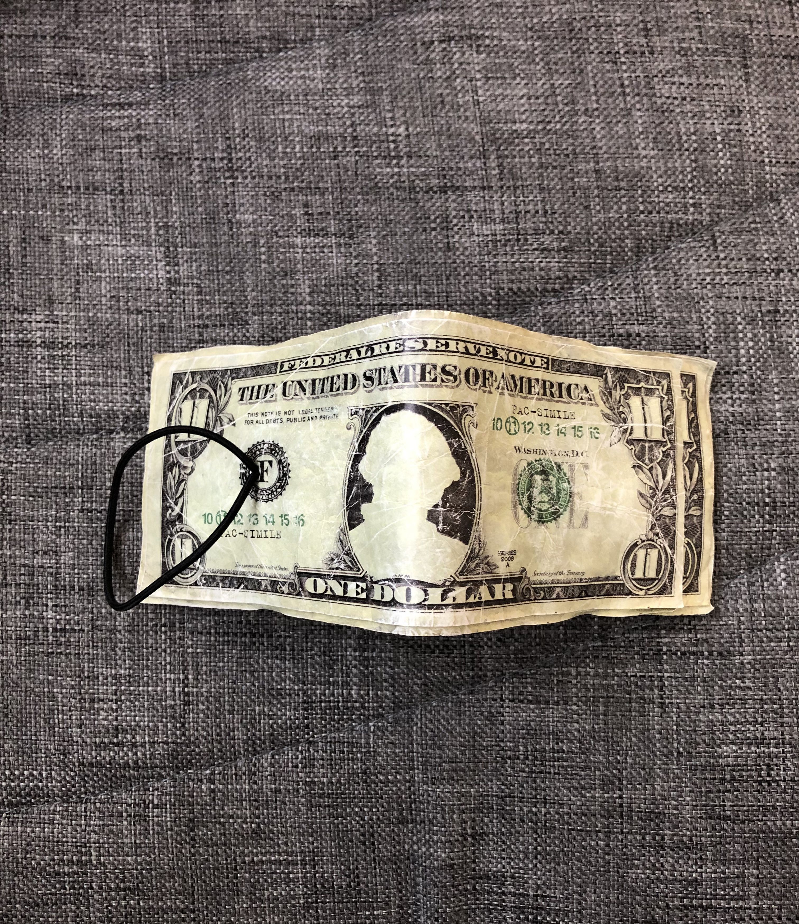 Maison Margiela Mason Margiela “11 Dollar Bill” Elastic Size ONE SIZE - 6 Thumbnail