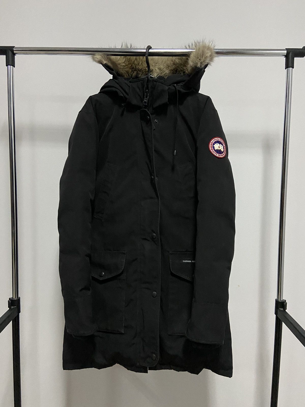 Canada Goose × Vintage Canada Goose trillium Jacket Hooded fur Vintage Puffer Size M / US 6-8 / IT 42-44 - 1 Thumbnail