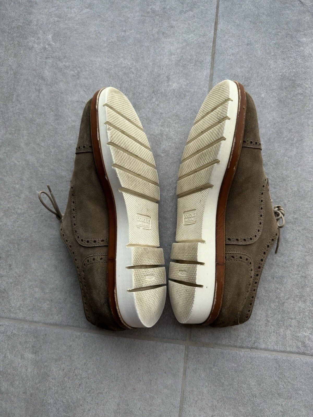 Doucal's Doucal's Doucals Italy Brogue Oxford Mens Dress Shoes Suede Size US 11 / EU 44 - 8 Thumbnail