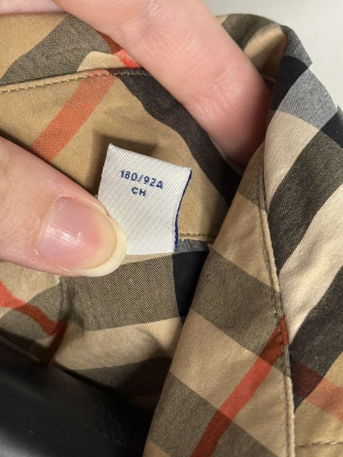 Burberry Burberry Short Sleeve Check Cotton Poplin Shirt Size US S / EU 44-46 / 1 - 5 Thumbnail