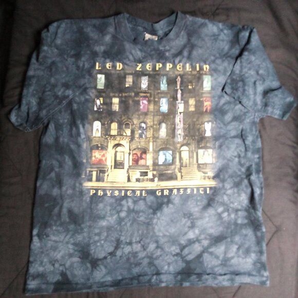Liquid Blue Vintage Y2K Liquid Blue Physical Graffiti Tie Dye T-Shirt Size US XL / EU 56 / 4 - 2 Thumbnail