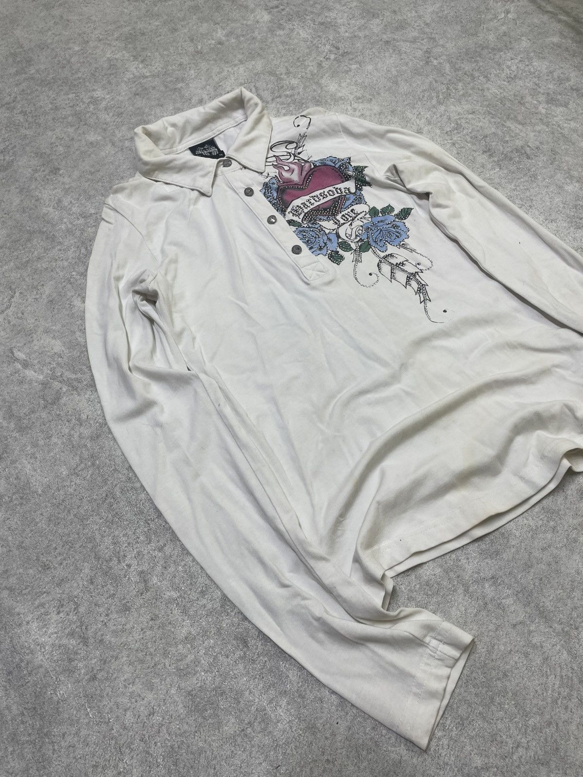 Hysteric Glamour × If Six Was Nine × Le Grande Bleu (L.G.B.) IfSixWasNine LGB Hard Soda Bardsoda Tattoo Mesh Top Glam Size US M / EU 48-50 / 2 - 7 Thumbnail