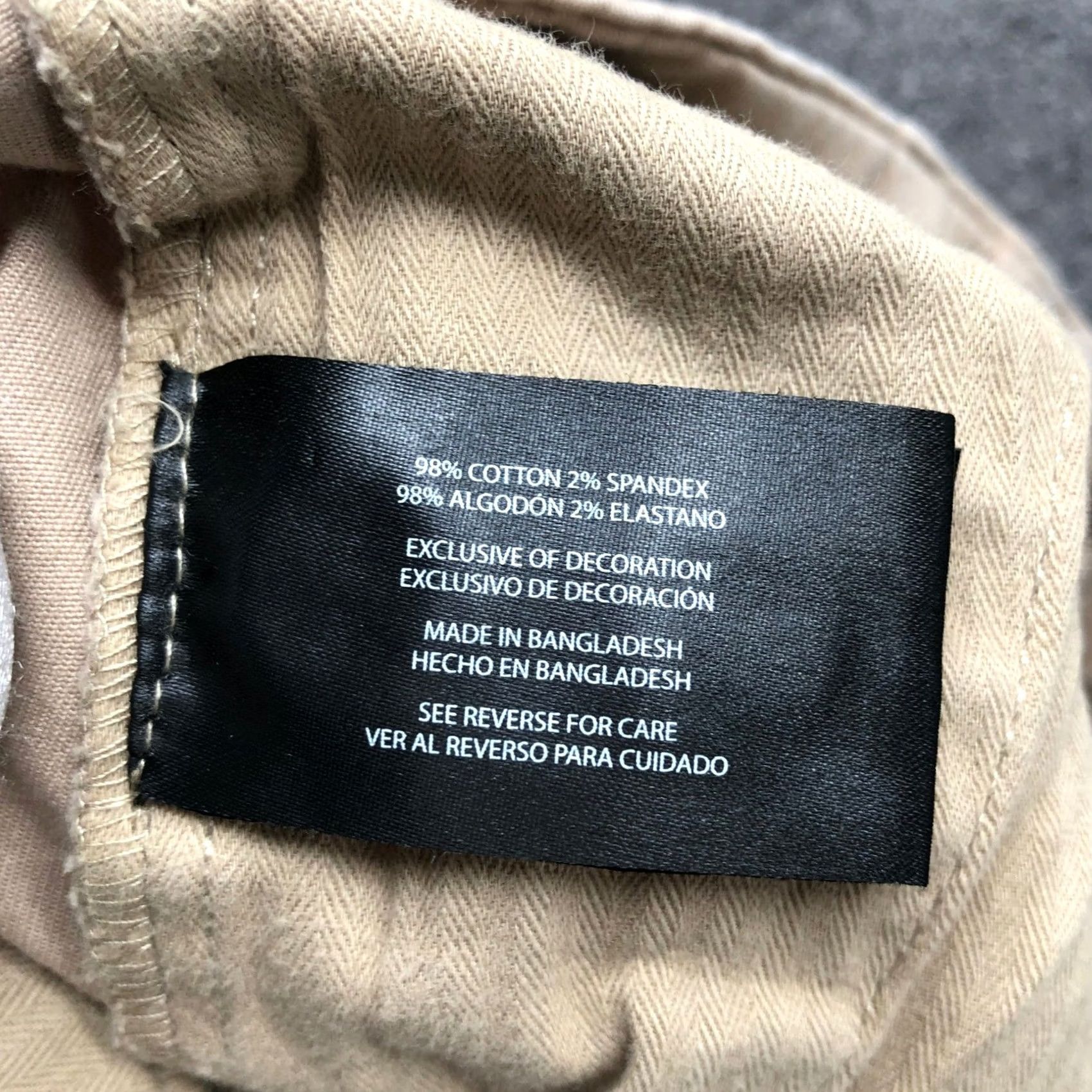 Banana Republic Banana Republic Straight Slim Chino Pants Mens 34 Beige Stretch Cotton Blend Slim Pocket Trousers Casual Workwear 34x29-30 Beige Mens Size US 34 / EU 50 - 4 Thumbnail