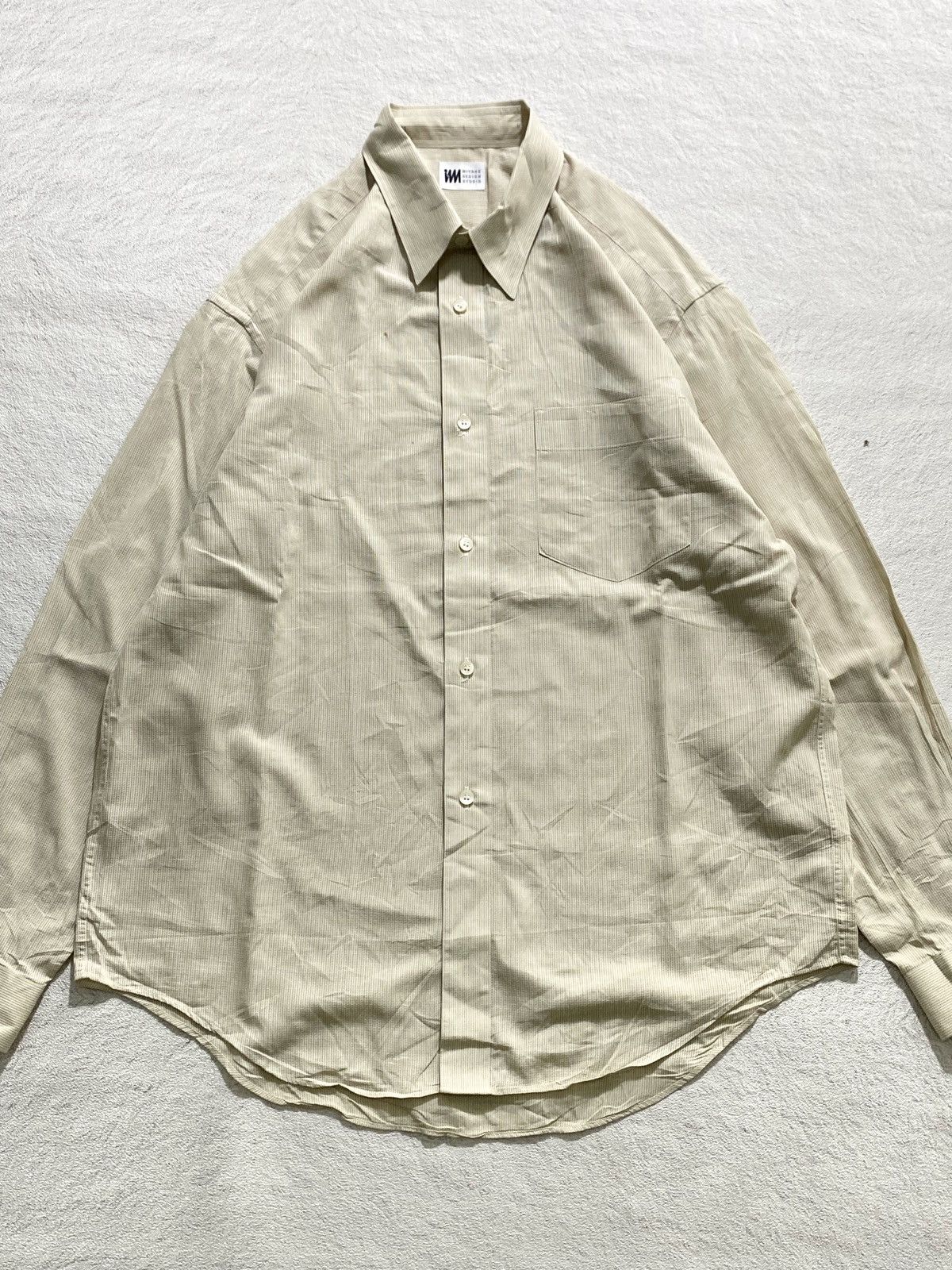 Issey Miyake × Japanese Brand × Vintage RARE ❤️‍🔥 ISSEY MIYAKE DESIGN STUDIO SHIRT Size US L / EU 52-54 / 3 - 3 Thumbnail