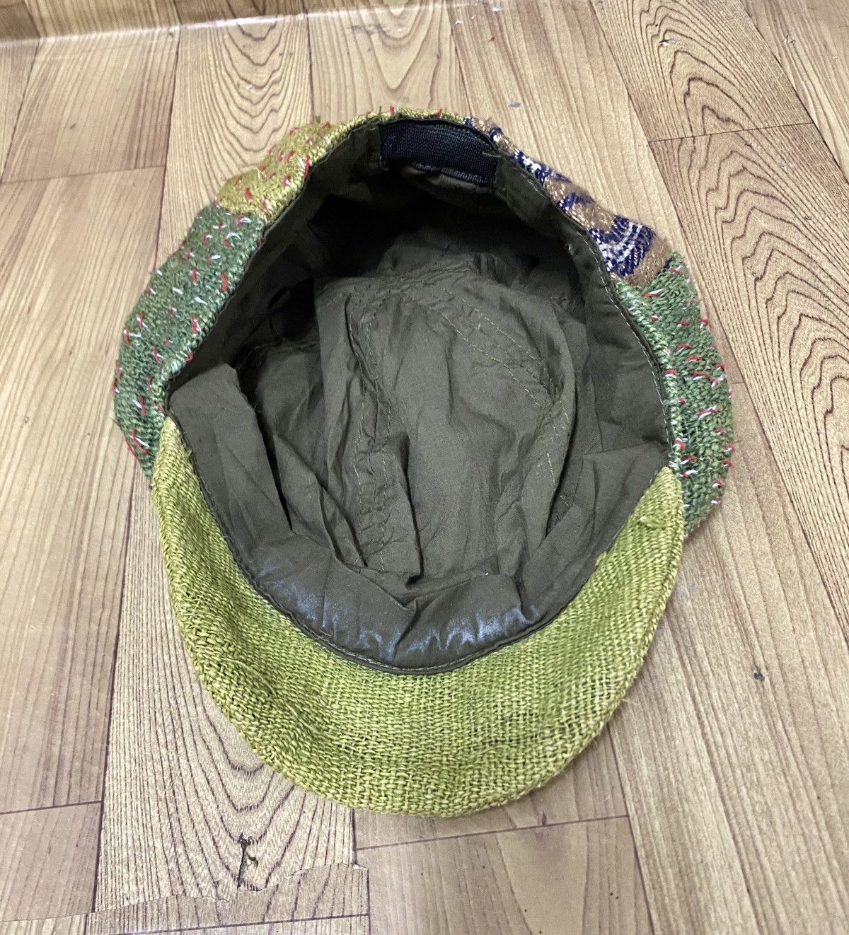 Japanese Brand Very Rare Vintage Japanese Brand Sashiko Boro Cap 1990s Size ONE SIZE - 5 Thumbnail