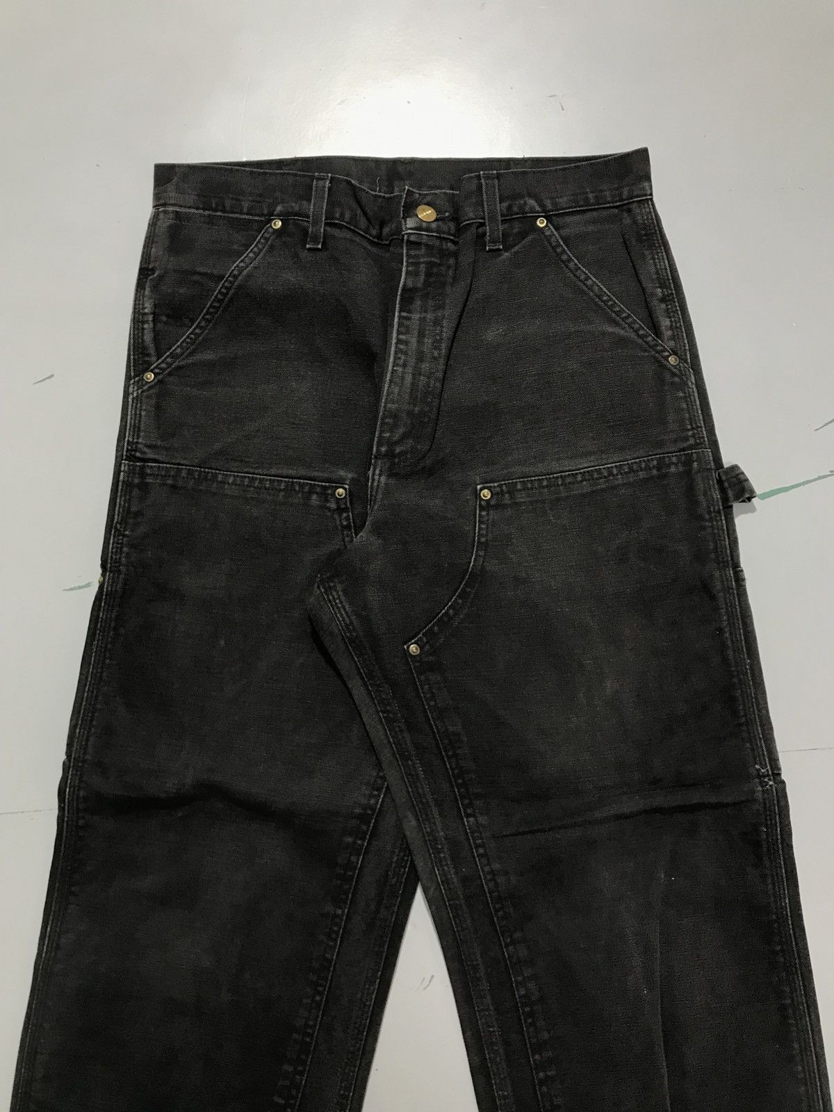 Carhartt Vintage carhartt B01 BLK double knee workwear Size US 32 / EU 48 - 5 Thumbnail