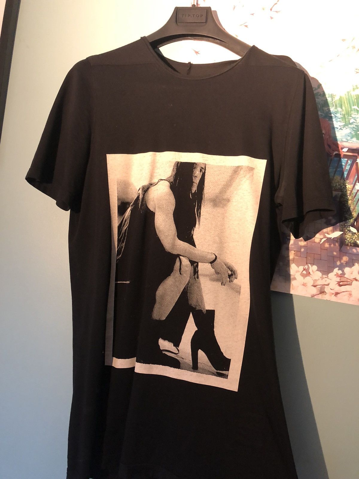 Rick Owens × Rick Owens Drkshdw Rick Owens 2019 Graphic Level Tee  