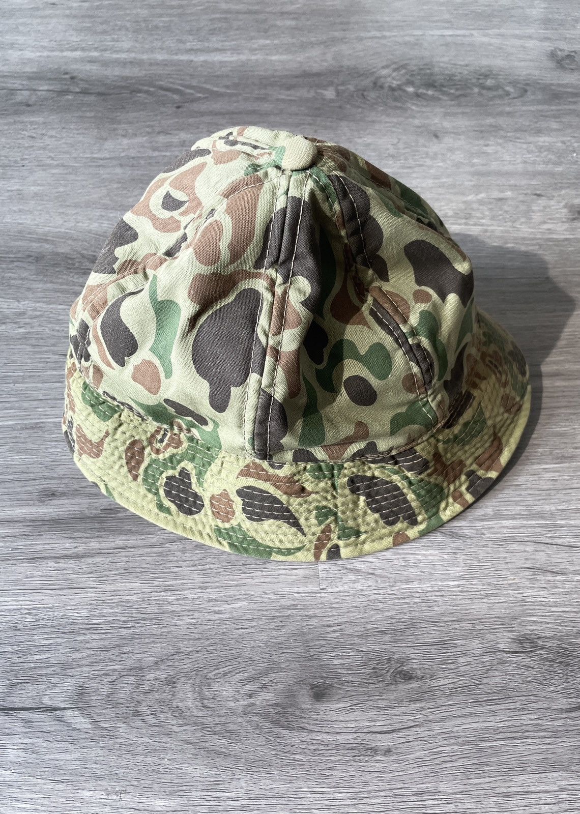 Vintage Vintage “Military Camo” Bucket Hat (Sz.OS) Size ONE SIZE - 1 Thumbnail