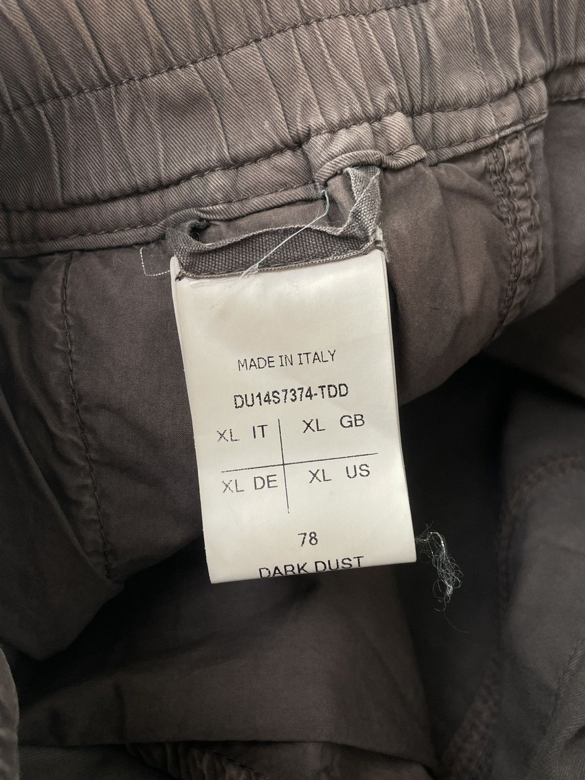 Rick Owens Rick Owens SS14 Dark Dust Dropcrotch Pants DRKSHDW Size US 33 - 7 Thumbnail
