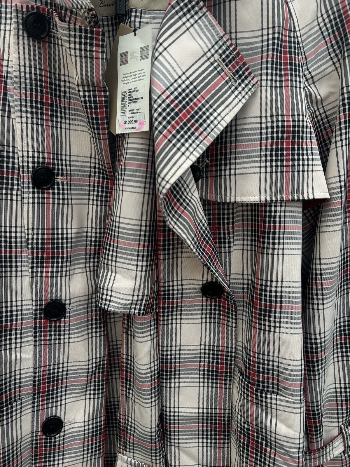 Burberry Burberry Check Runway Rain Trench Coat Size M / US 6-8 / IT 42-44 - 9 Thumbnail